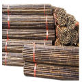 Cerca de bambú negra decorativa marrón carbonizada en venta